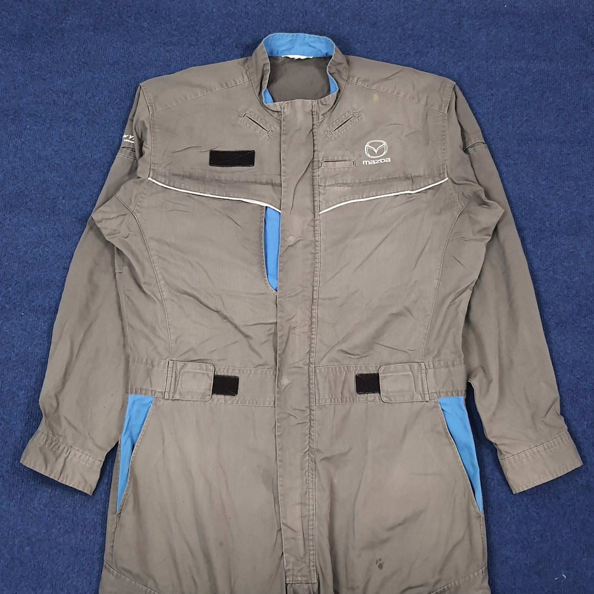Other Vintage Mazda Japan Motorsports Workwear Coverall C240N6 Size US XL / EU 56 / 4 - 4 Thumbnail
