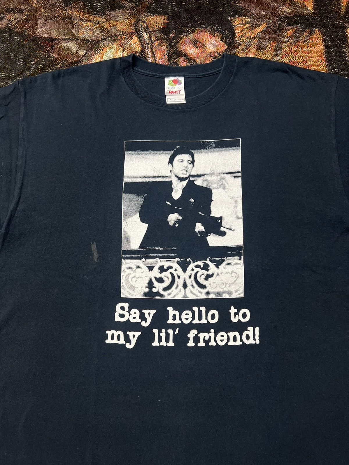 Vintage Vintage Scarface Tee Size US XL / EU 56 / 4 - 1 Thumbnail