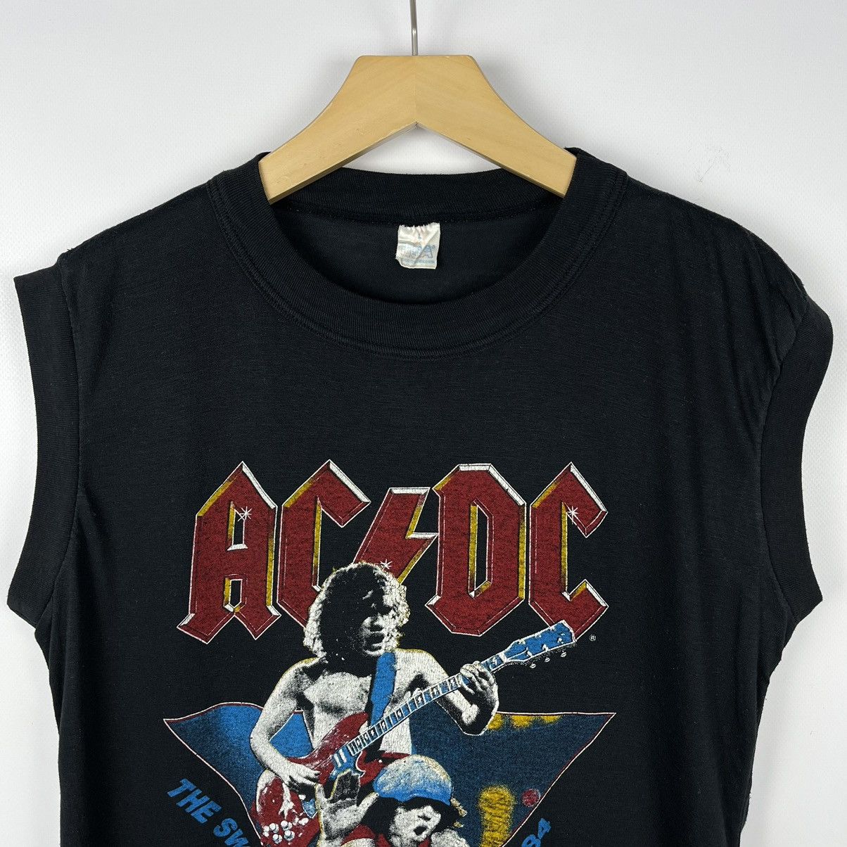 Band Tees Vintage AC/DC “the switch is on” rock band tank top 1984 Size US L / EU 52-54 / 3 - 3 Thumbnail