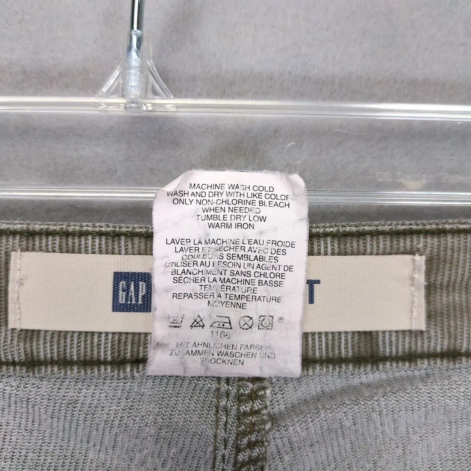Gap Vtg Y2K GAP Women's 16 Taupe Bootcut Stretch Corduroy Pants Size 38" / US 16 / IT 52 - 5 Thumbnail