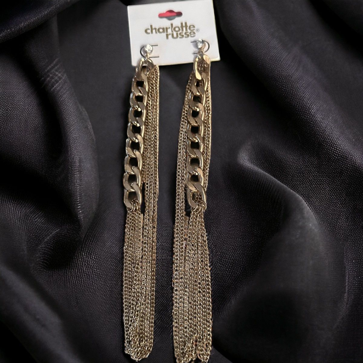 Other Charlotte Russe long chain earrings Size ONE SIZE - 1 Thumbnail