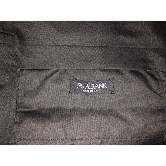 Jos. A. Bank jos.a.bank men's dark green 96%wool dress pants size: 35/32 Size 34R - 5 Thumbnail