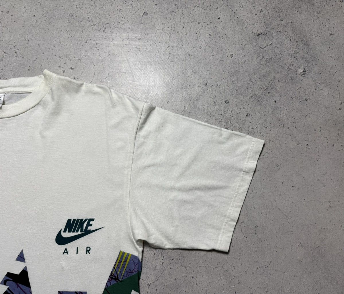 Nike Nike AIR Vintage 90’s T-Shirt Big Logo Y2K White Size XL Size US XL / EU 56 / 4 - 2 Thumbnail