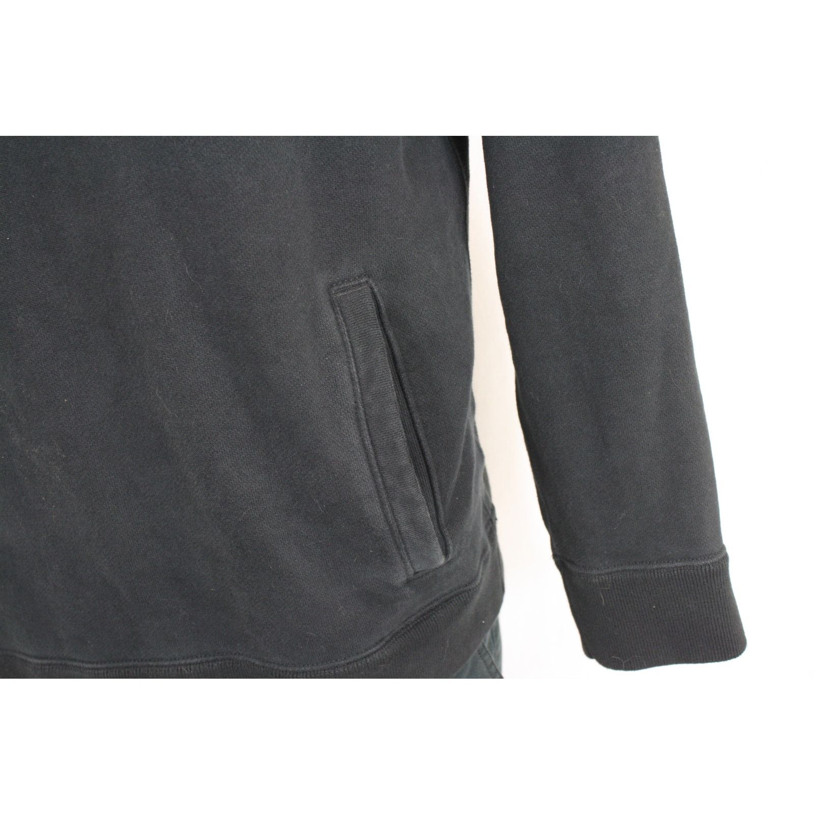 Abercrombie & Fitch Abercrombie Fitch Hoodie Large Black Embossed Logo Pullover Size US L / EU 52-54 / 3 - 3 Thumbnail