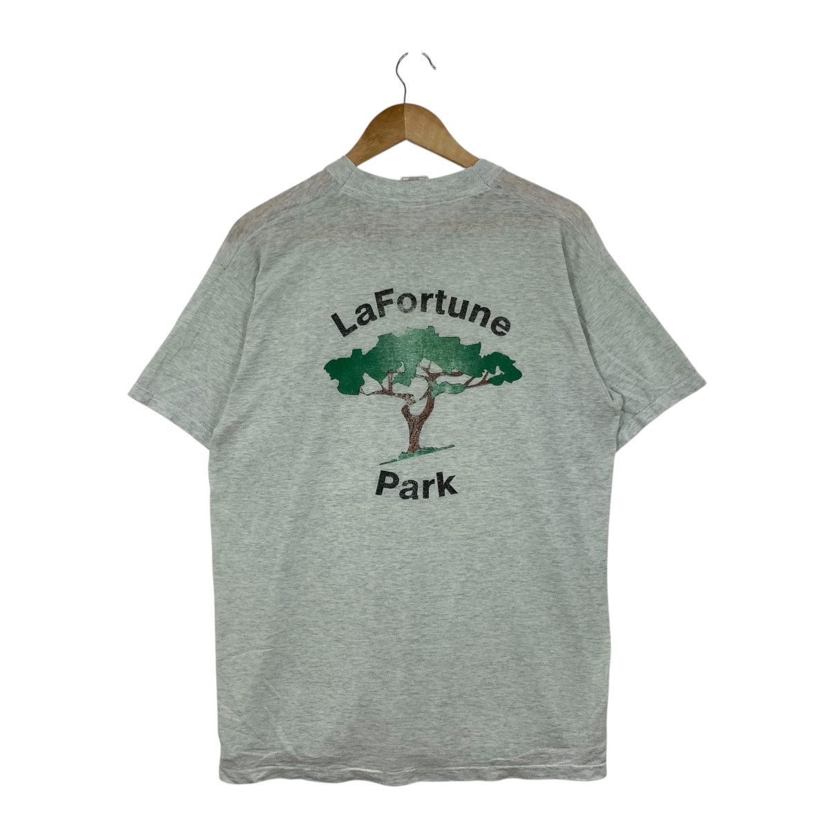 Vintage Vintage 90s LAFORTUNE PARK Memorabilia Short Sleeve Tshirt Size US L / EU 52-54 / 3 - 1 Thumbnail