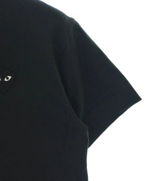 Comme des Garcons PLAY T-Shirts Cotton Short Sleeve Crewneck Embroider Heart Black Size US L / EU 52-54 / 3 - 6 Thumbnail