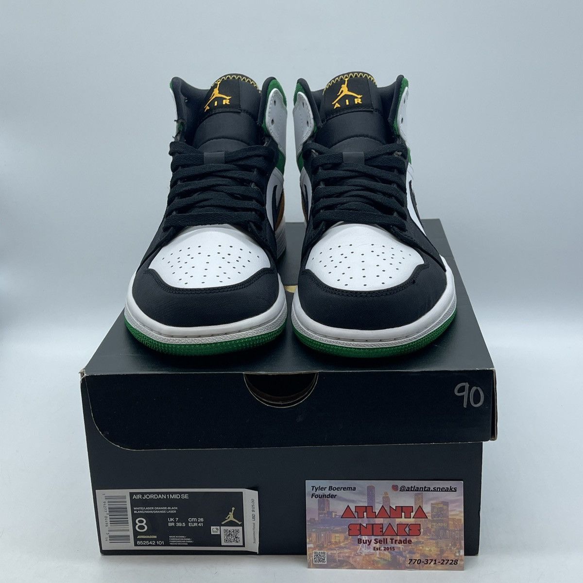 Nike Air Jordan 1 mid SE Oakland Size US 8 / EU 41 - 2 Thumbnail
