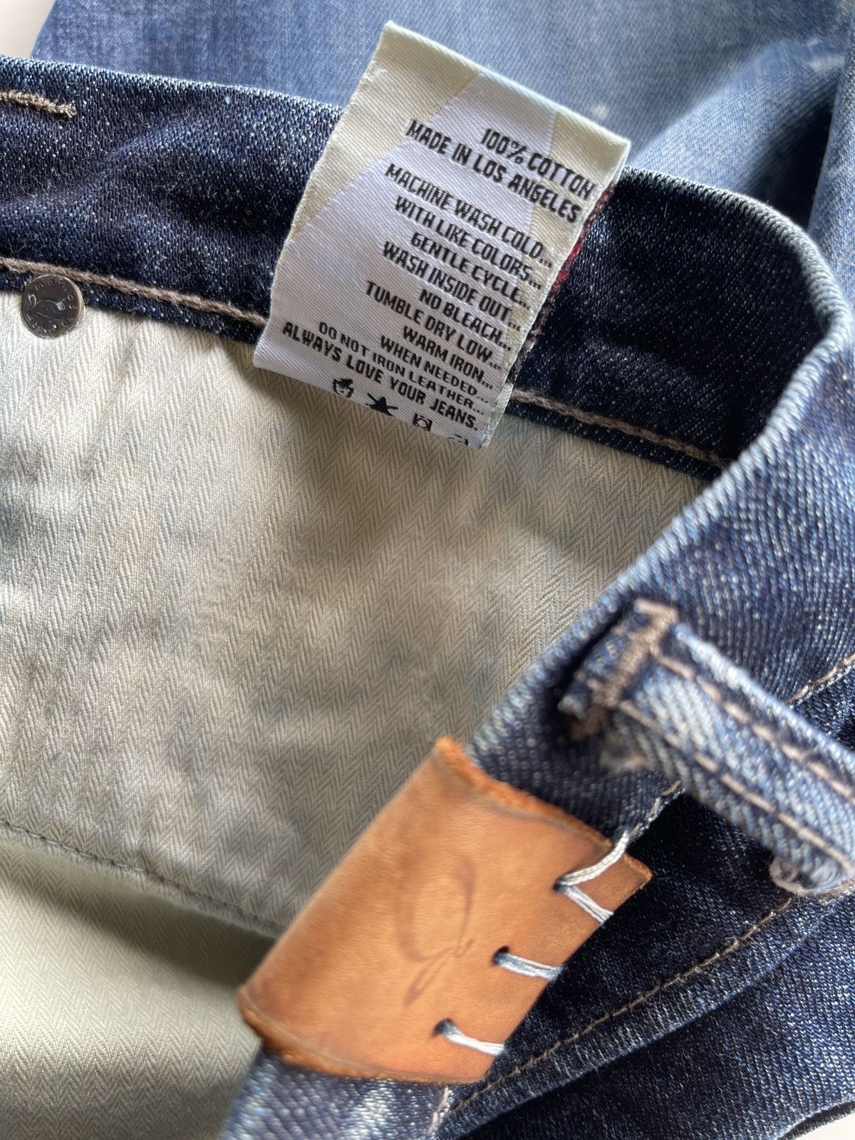 MATiAS Matias Pacheco Hand Tailored Distressed Selvedge Denim Size US 31 - 14 Thumbnail