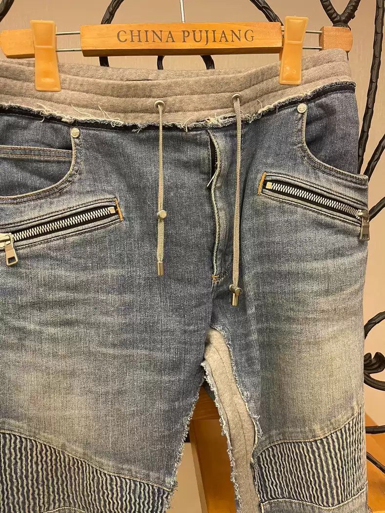 Balmain Balmain Spliced jeans- Size US 34 / EU 50 - 2 Thumbnail