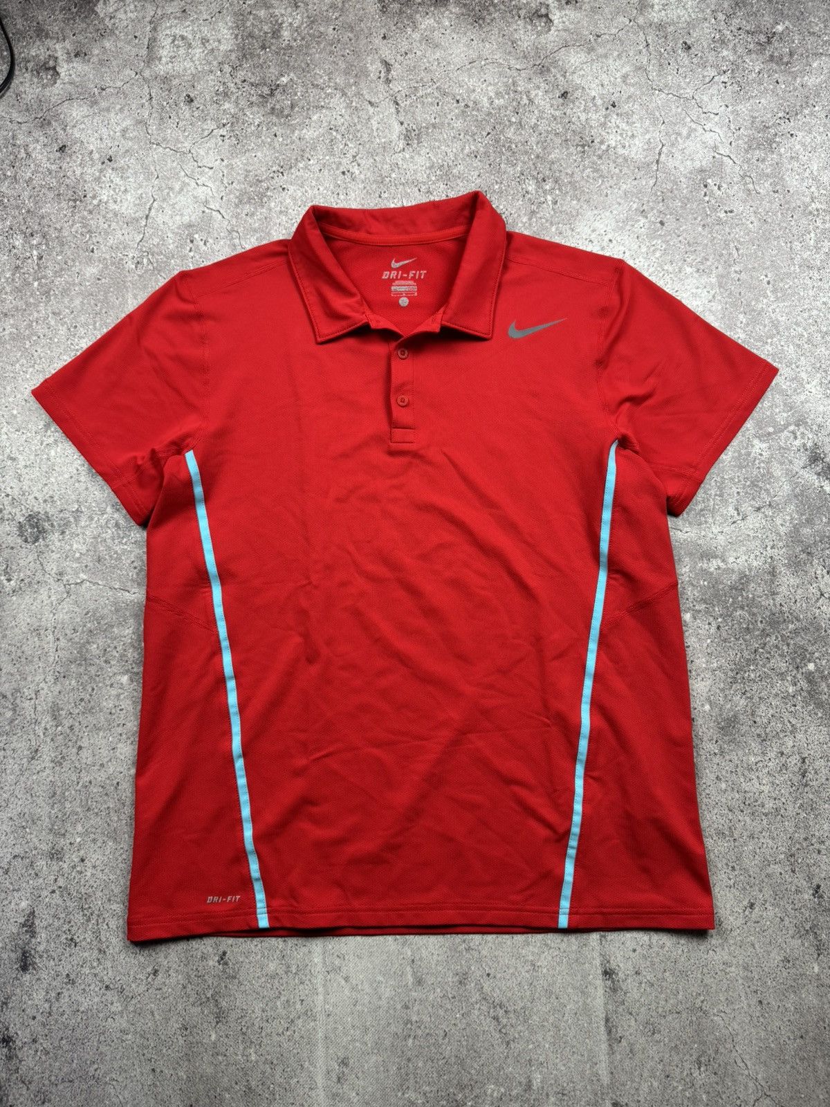 Nike Vintage Nike Court Polo Shirt Striped 90’s Swoosh White Top Size US L / EU 52-54 / 3 - 1 Thumbnail