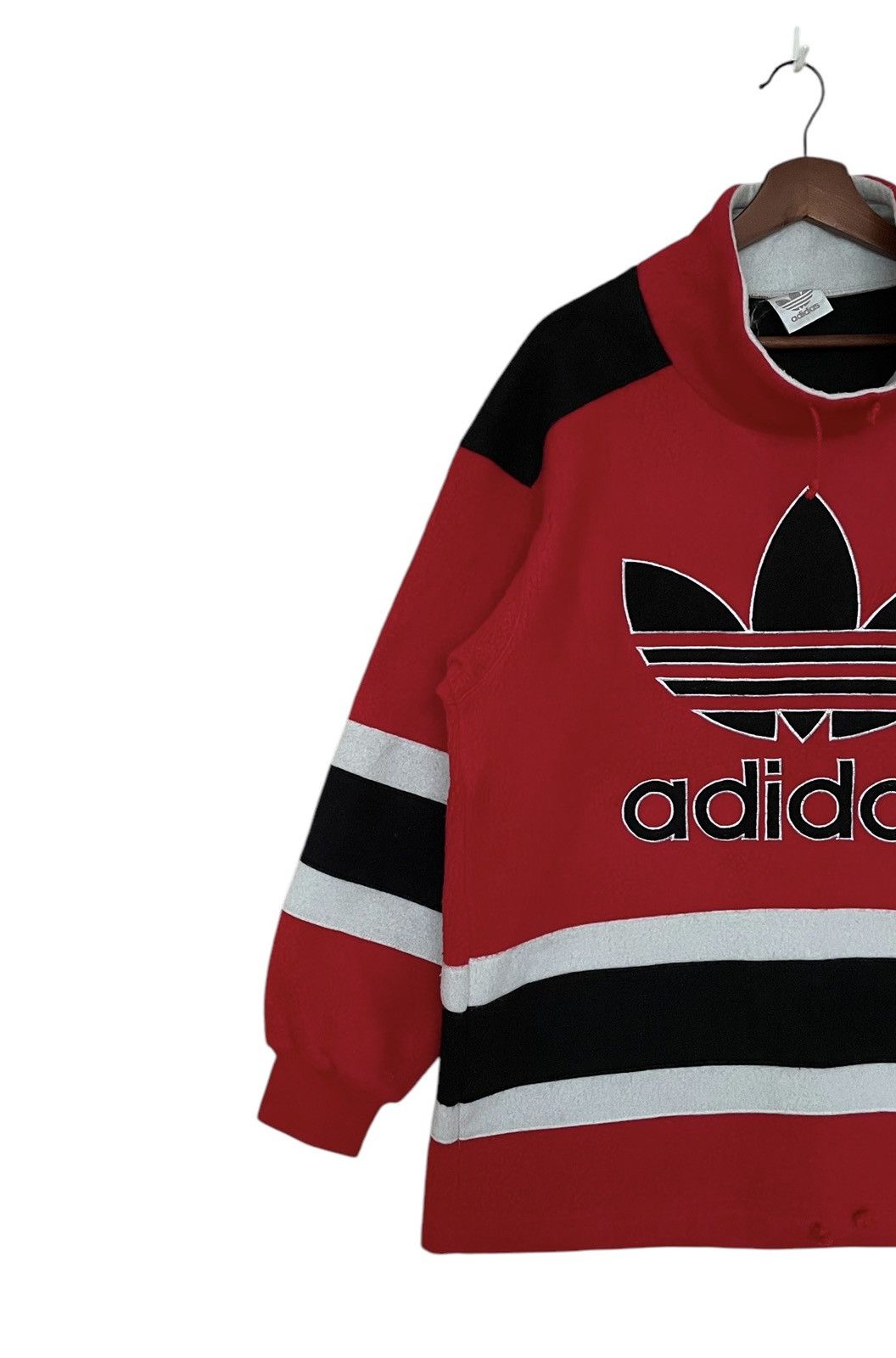 Adidas × Descente × Vintage Vintage Brand Adidas Descente Big Logo Sweatshirt 1990s Size US M / EU 48-50 / 2 - 5 Thumbnail
