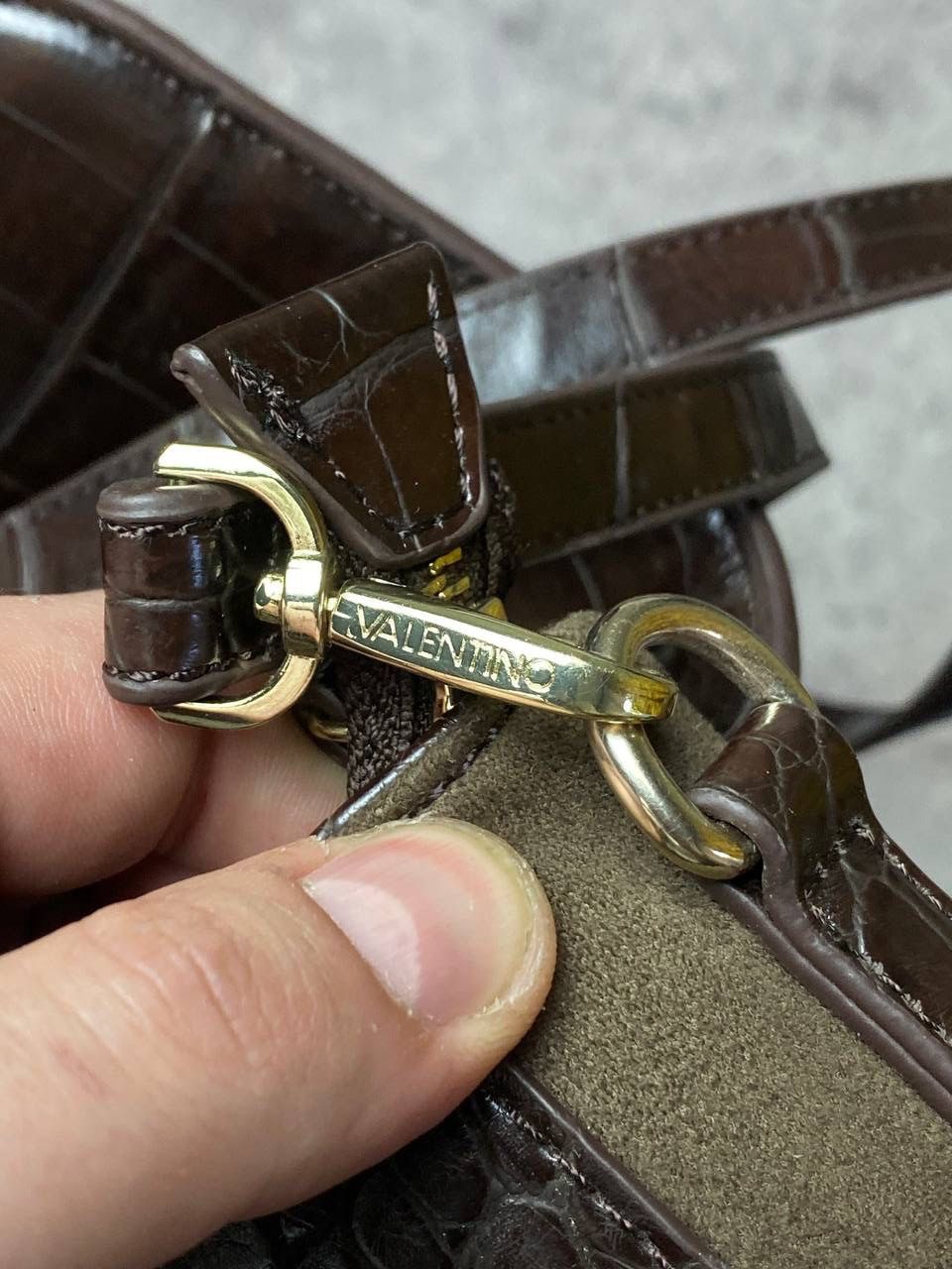 Mario Valentino × Vintage Vintage Mario Valentino Leather Shoulder Bag Size ONE SIZE - 12 Thumbnail