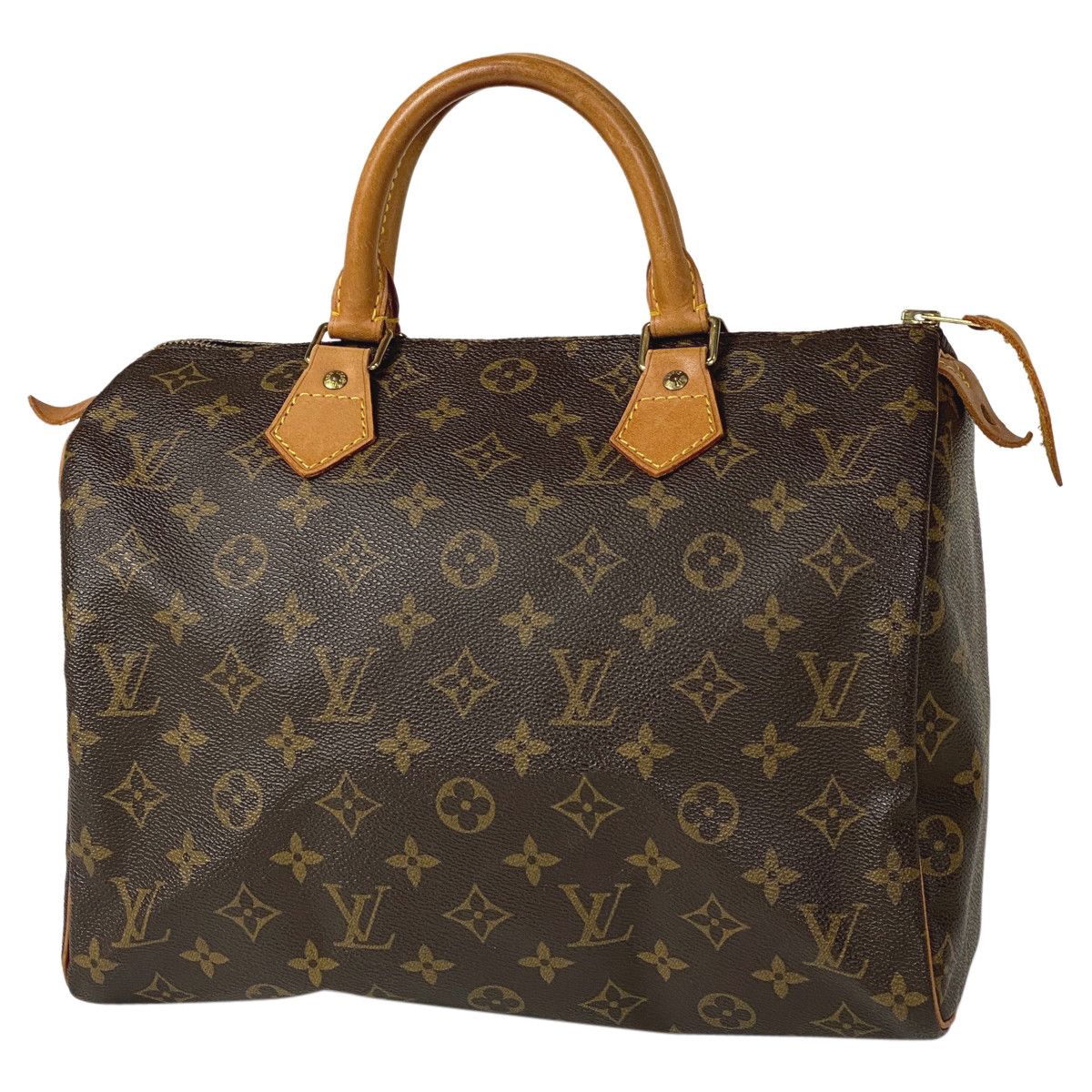 Louis Vuitton Speedy 30 Handbag Monogram Brown