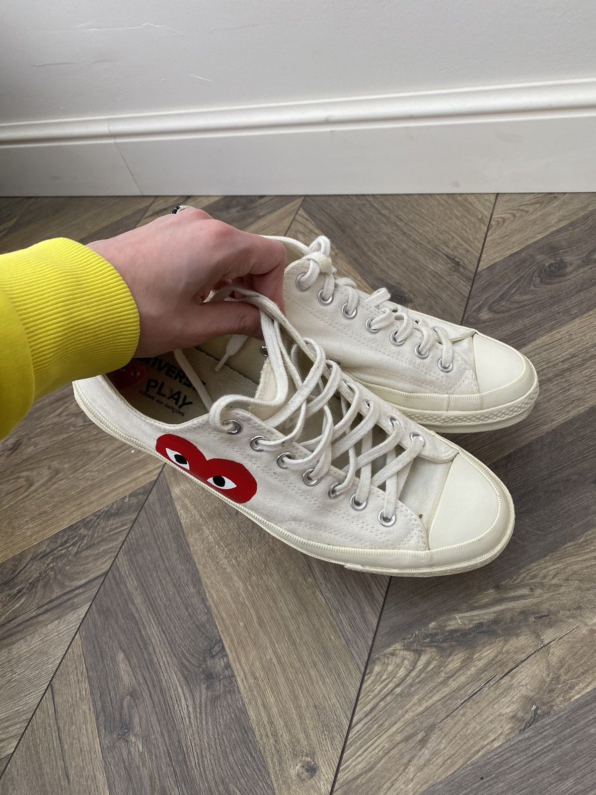 Comme des Garcons × Converse Comme des Garçons PLAY x Converse All Star Sneakers Size US 10 / EU 43 - 16 Thumbnail