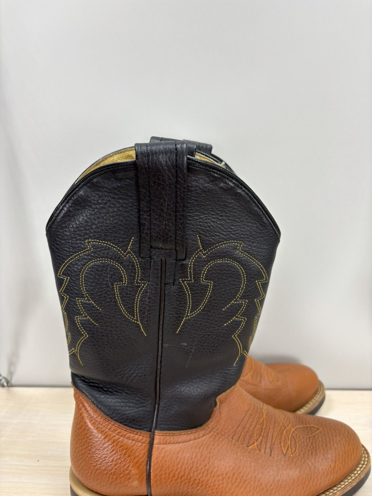 Other Womens western Billy Boots Size 37 Color Brown/Black Size US 7 / IT 37 - 8 Thumbnail