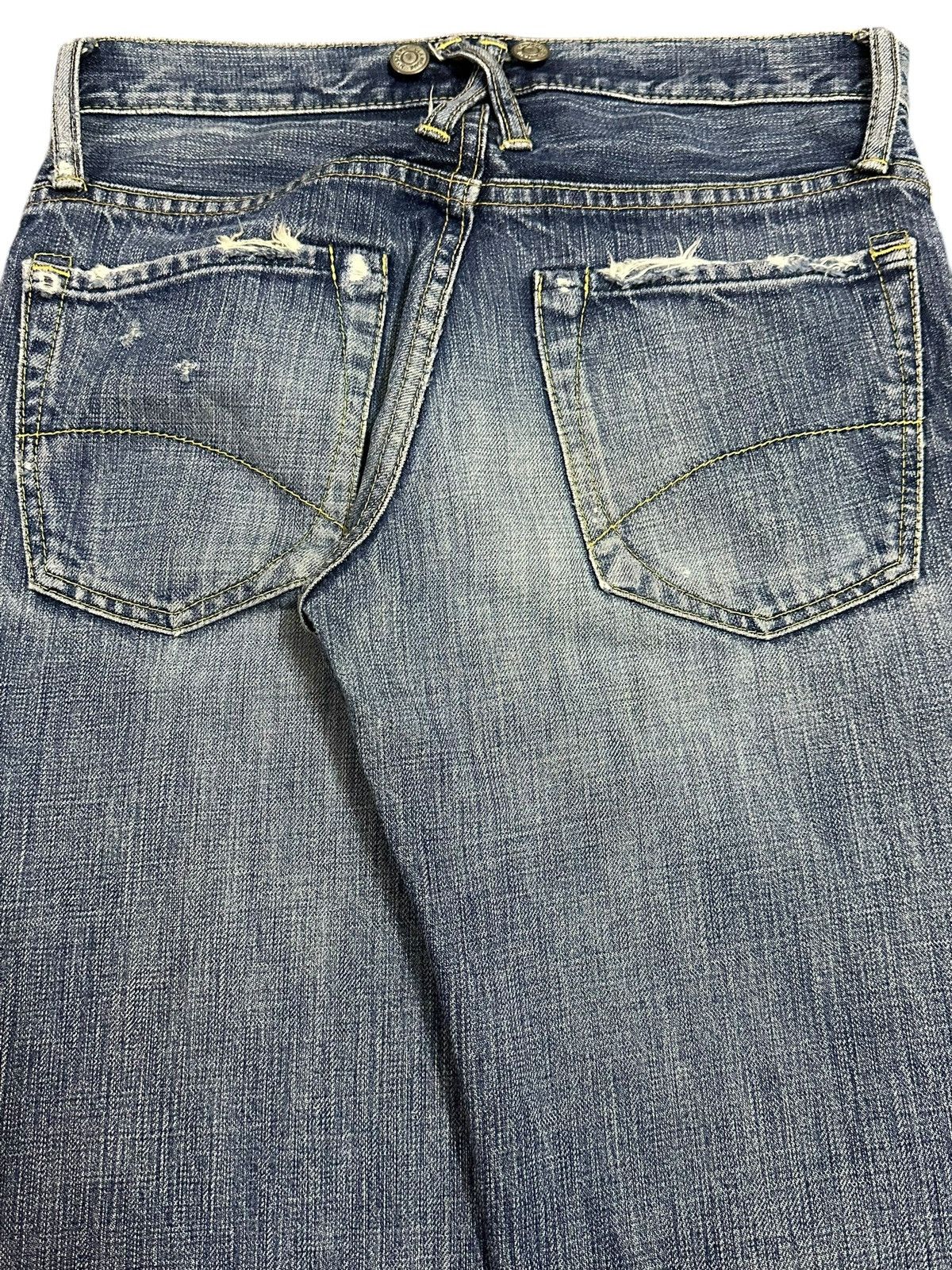 Hysteric Glamour Vintage Japan Hysteric Glamour Faded Wash Distressed Jeans Size US 29 - 6 Thumbnail