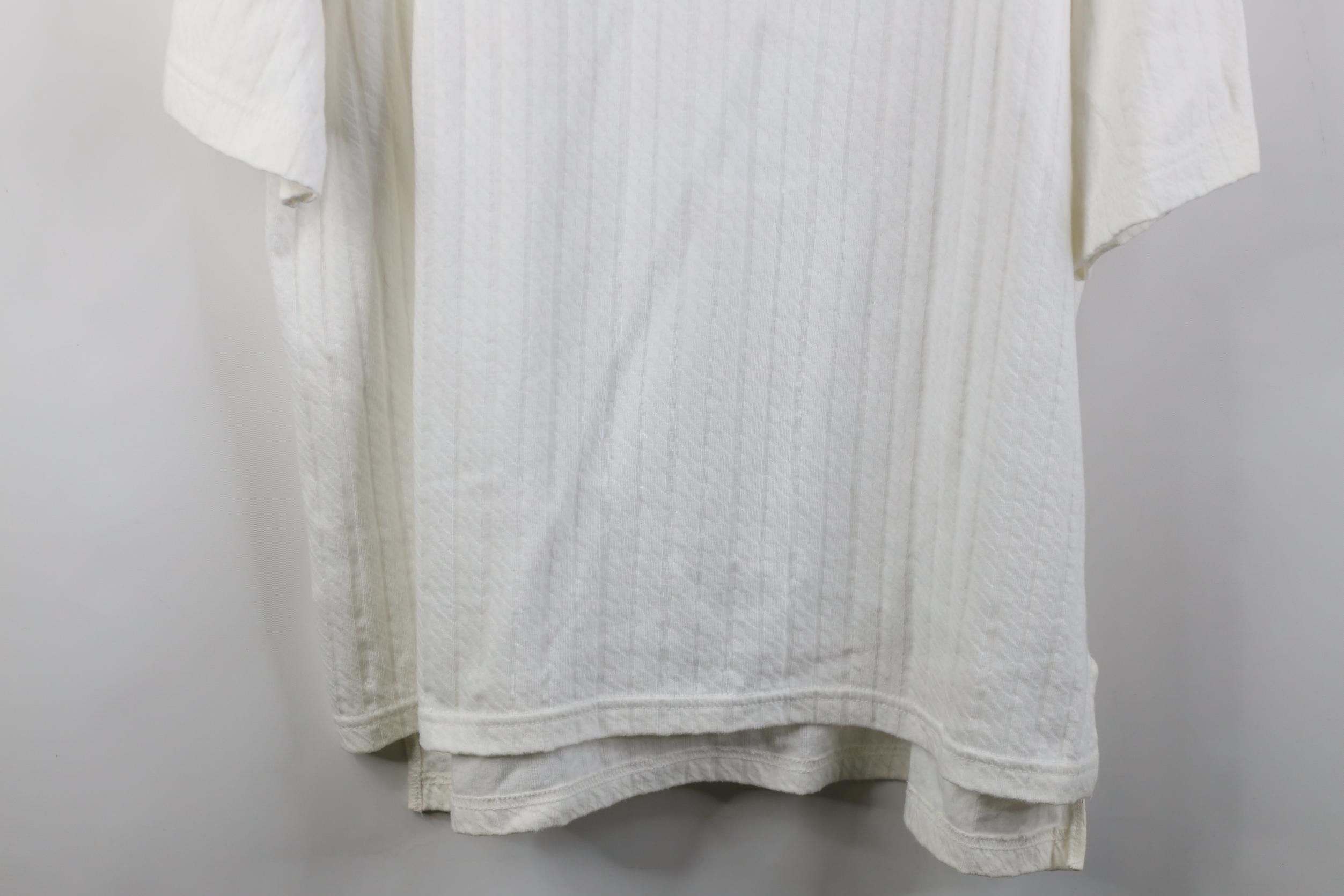 Vintage Vintage 90s Streetwear Cotton Ribbed Knit Henley T-Shirt USA Size US L / EU 52-54 / 3 - 3 Thumbnail