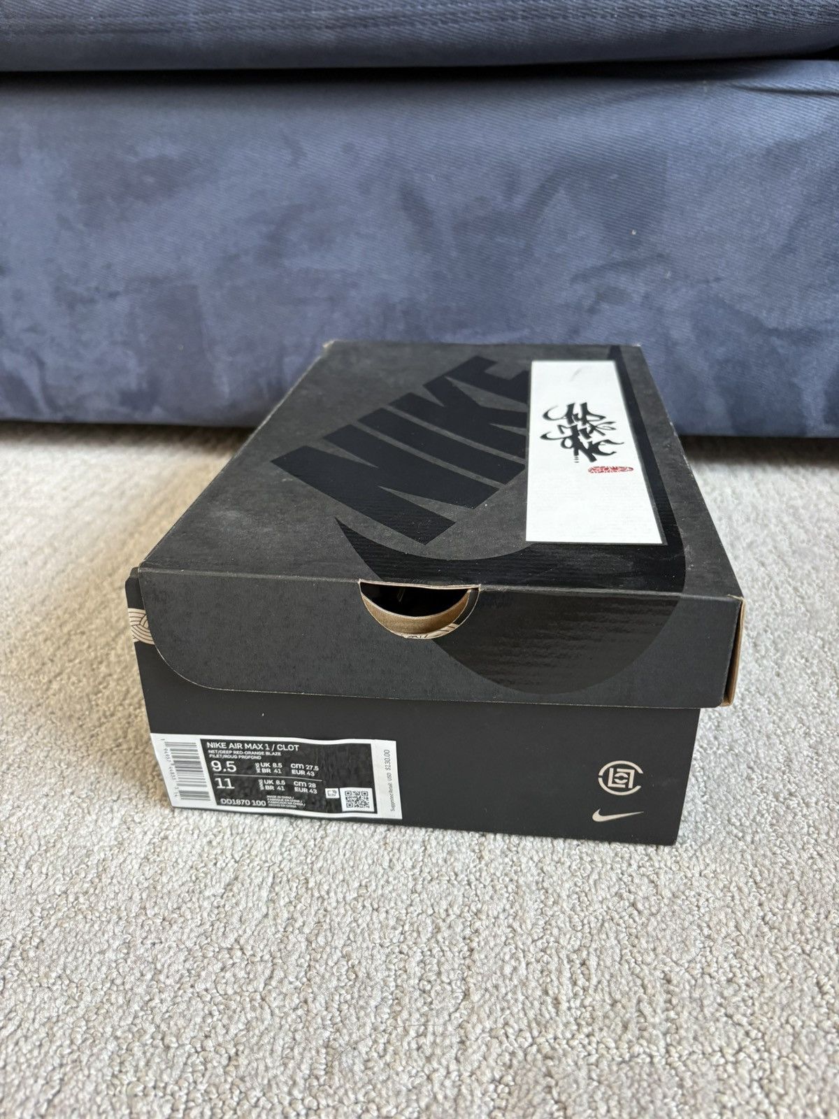 CLOT × Nike Nike x CLOT Air Max 1 Size US 9.5 / EU 42-43 - 8 Thumbnail