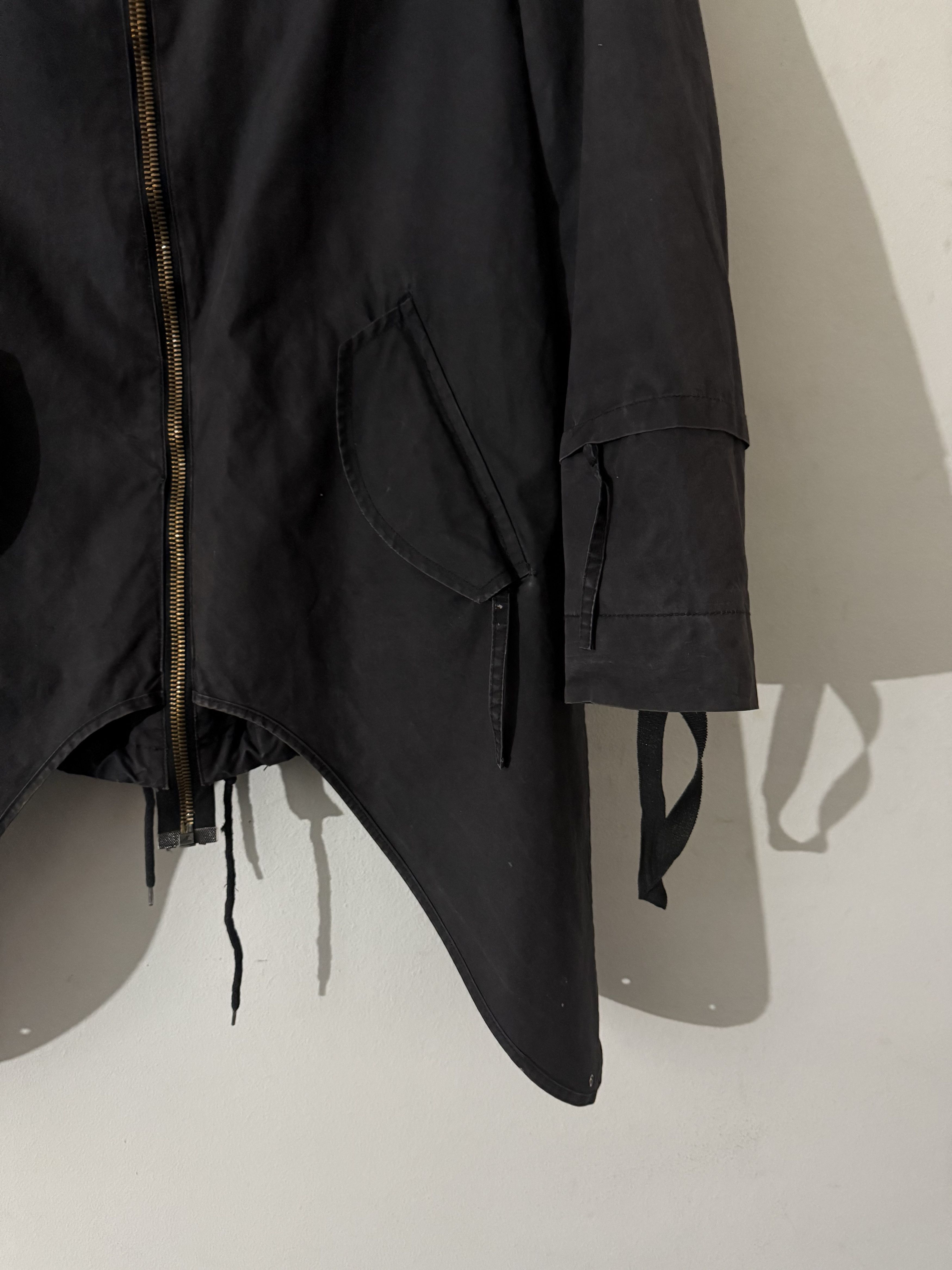 Helmut Lang Rare Asymmetric "Swallowtail" Hooded Parka Size US M / EU 48-50 / 2 - 11 Thumbnail