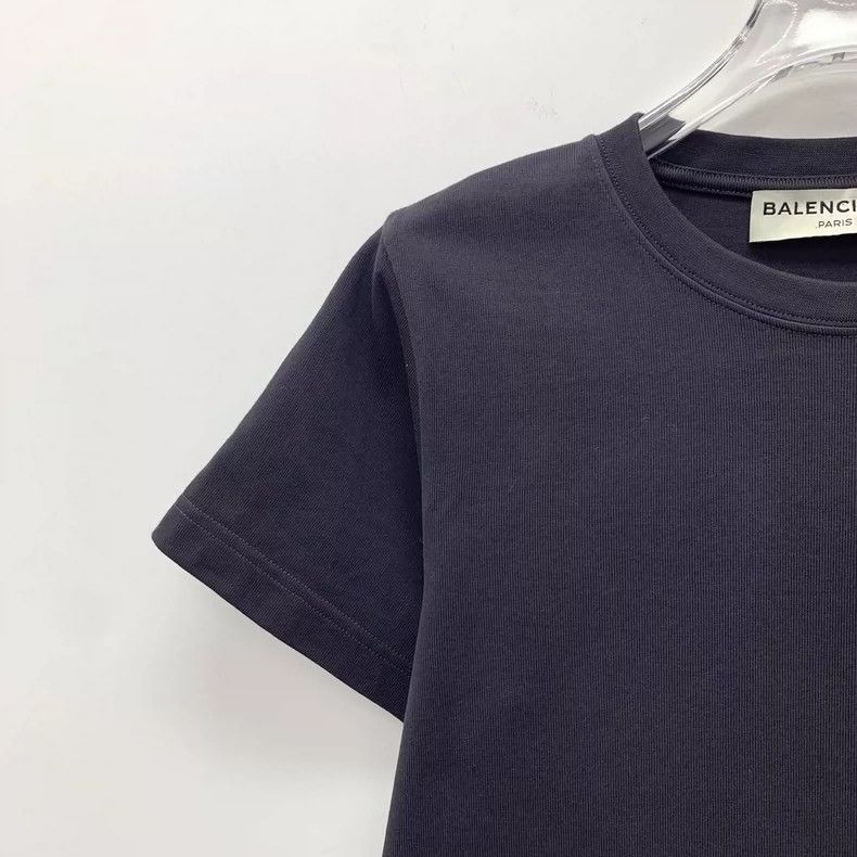 Balenciaga Balenciaga Black cotton crew neck short sleeve T-shirt Size US L / EU 52-54 / 3 - 3 Thumbnail