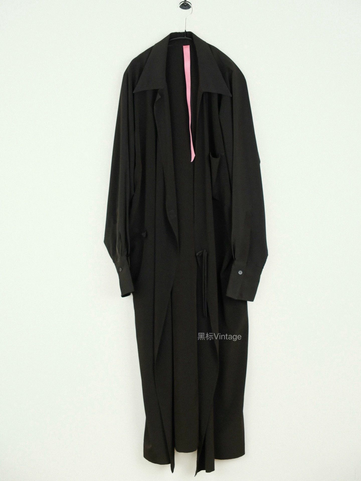 Yohji Yamamoto Yohji Yamamoto Y's 21ss Vtg Collar Triacetate Coat Women Size L / US 10 / IT 46 - 2 Thumbnail