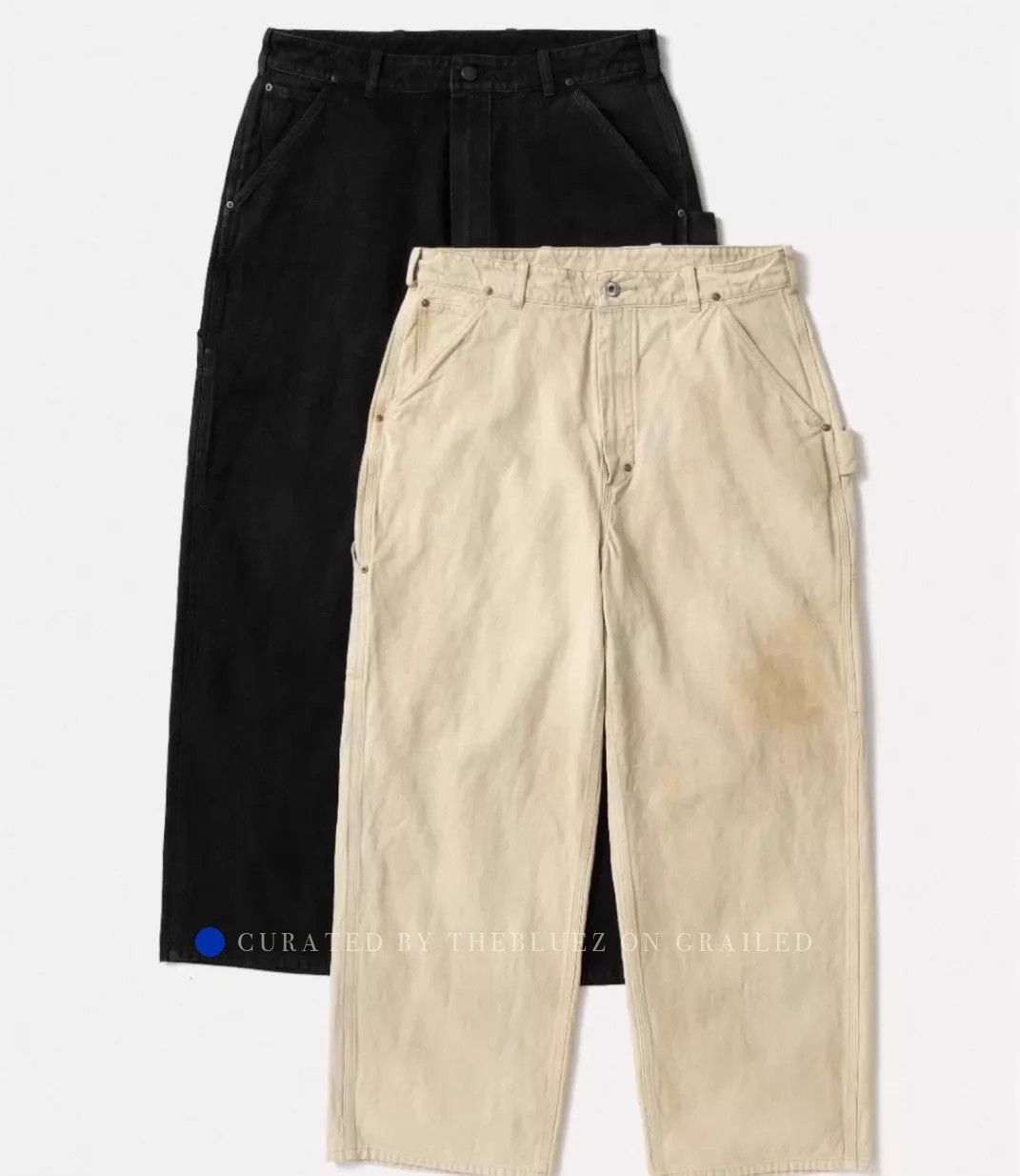 A.PRESSE Vintage Silk Linen Painter Pants Size US 32 / EU 48 - 1 Thumbnail