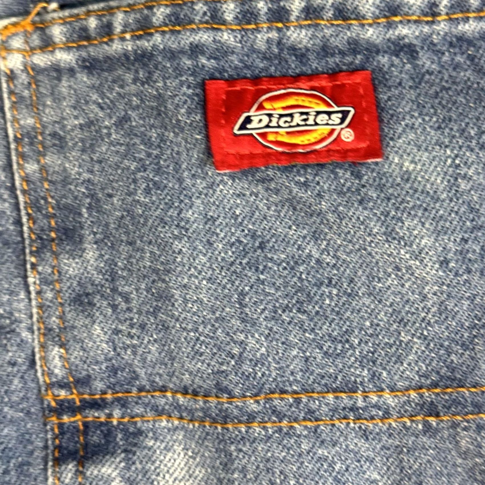 Dickies Vintage Dickies Jeans Mens 38x30 Blue Denim Relaxed Fit Straight Leg 90s Size US 32 / EU 48 - 4 Thumbnail