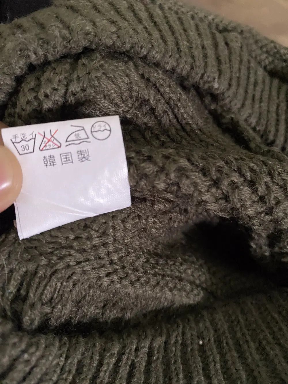 Japanese Brand Japanese Brand Military Colour Knit Beanie Hat Size ONE SIZE - 5 Thumbnail