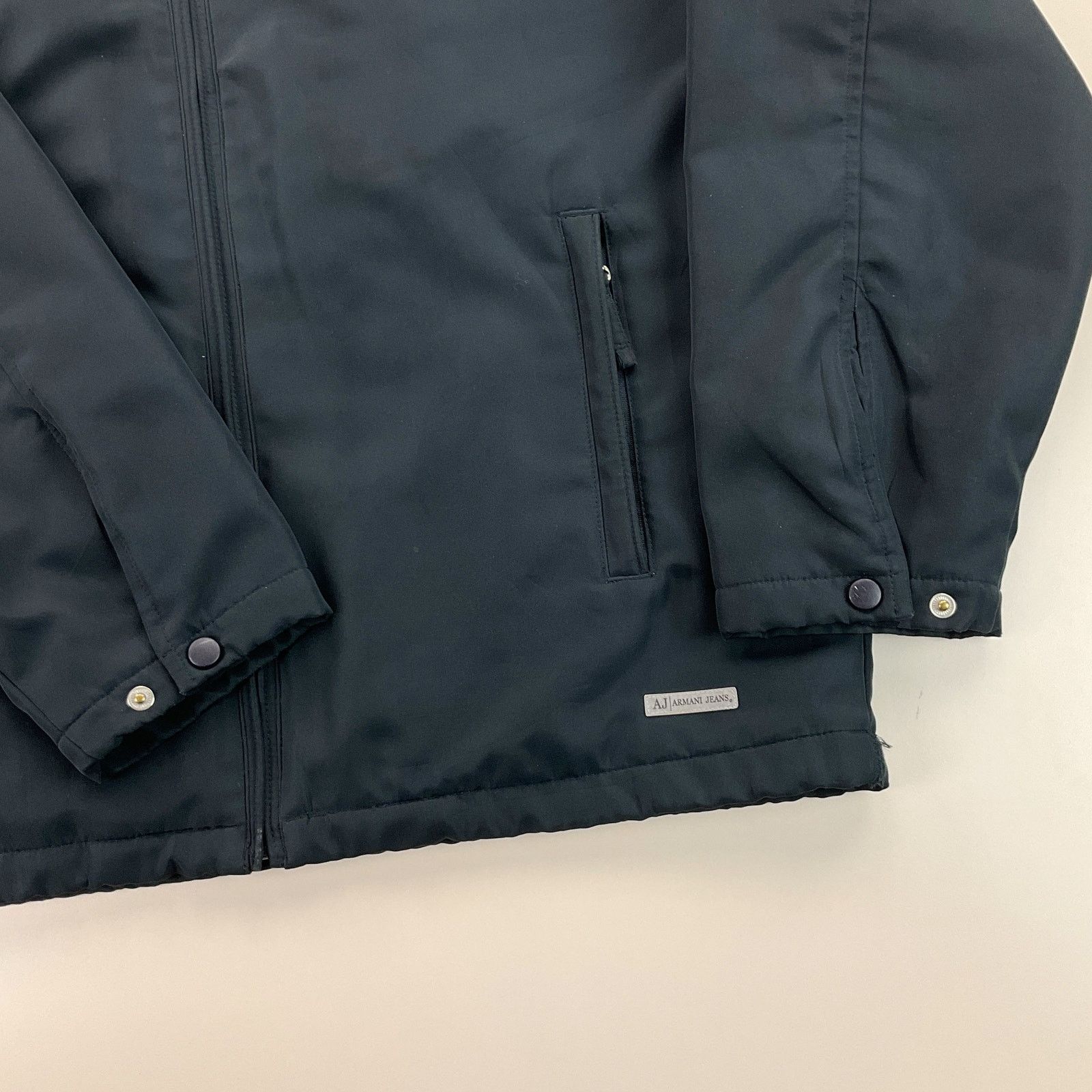 Armani Modern Armani Jeans padded Jacket - Medium mens black Size US L / EU 52-54 / 3 - 2 Thumbnail