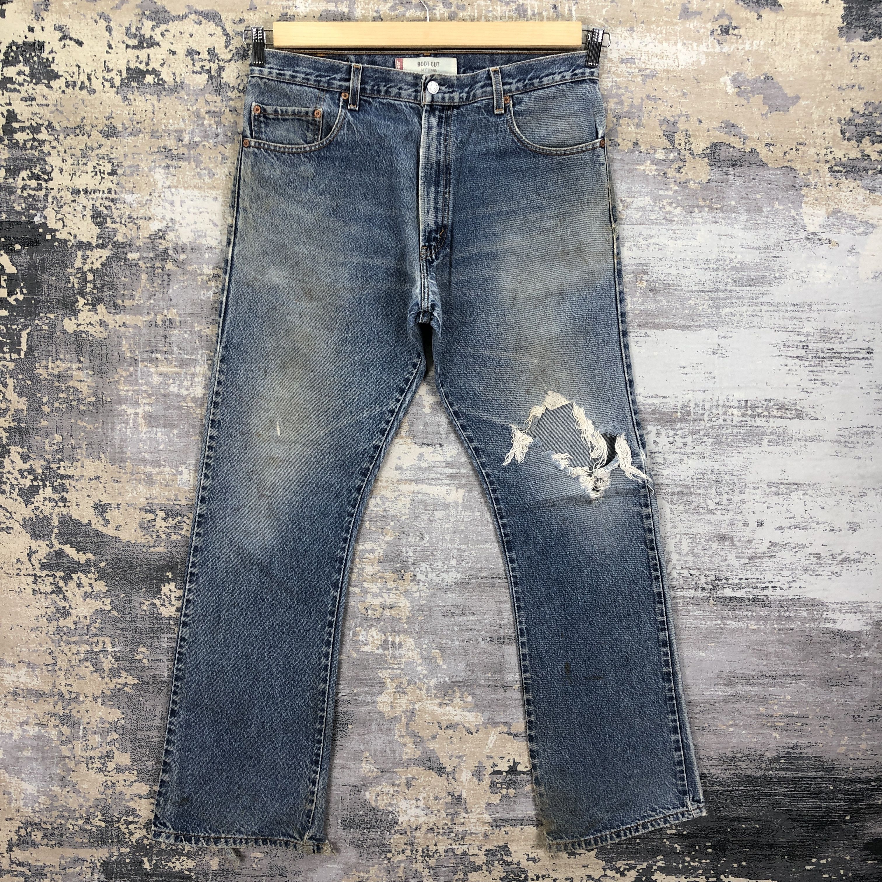Levi's Vintage Y2K Levis Bootcut Flare Jeans Levi's Faded Denim Size US 34 / EU 50 - 1 Thumbnail