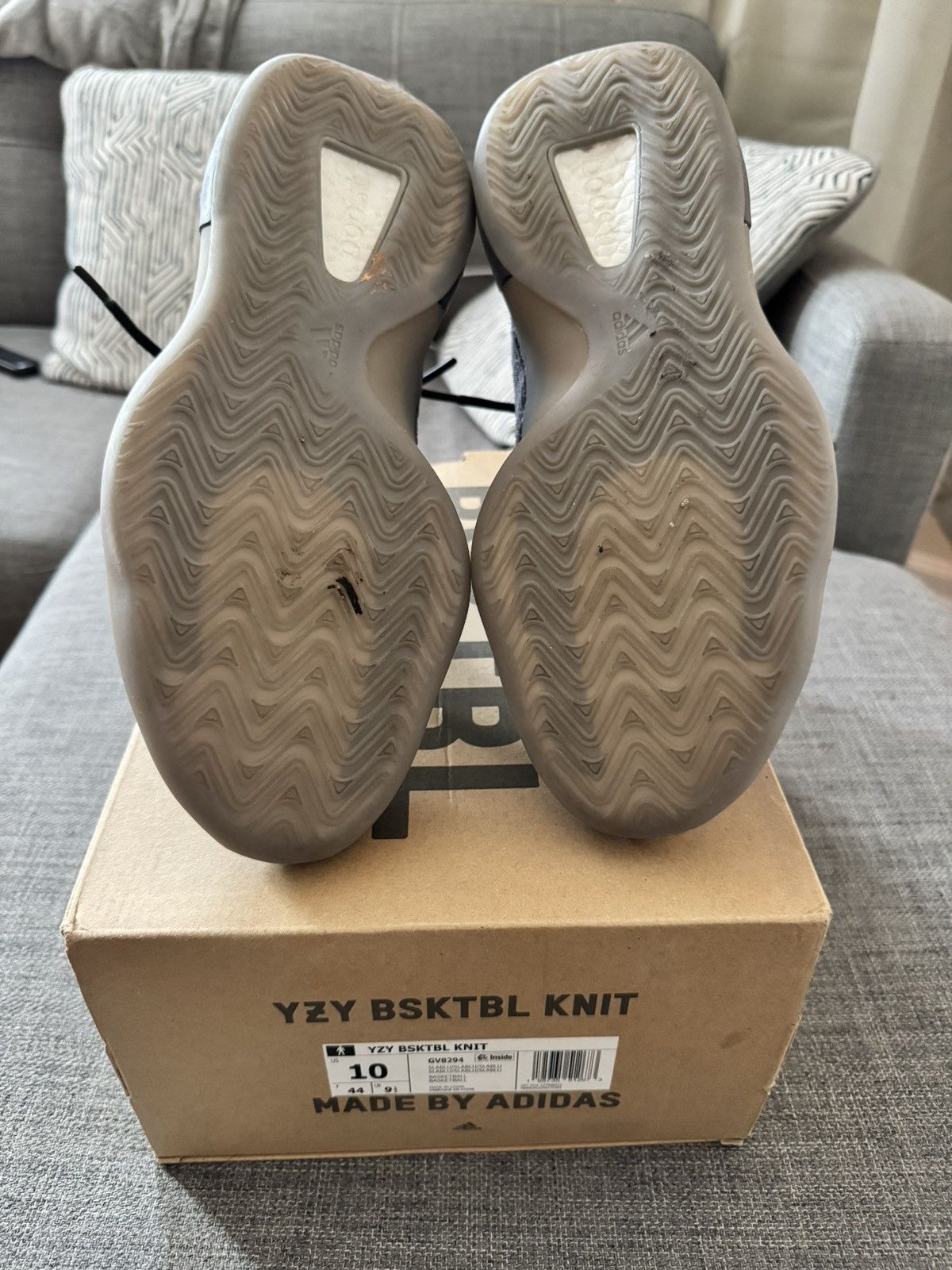 Adidas Adidas Yeezy Basketball Knit Slate Blue Size US 10 / EU 43 - 3 Thumbnail