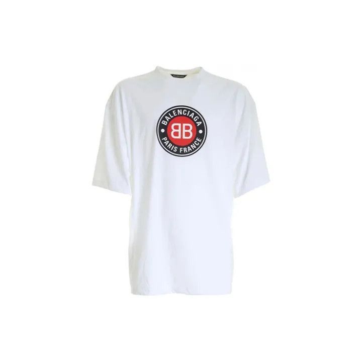 Balenciaga Balenciaga Balenciaga Logo Print Short Sleeve TShirt -2507 Size US XS / EU 42 / 0 - 1 Thumbnail