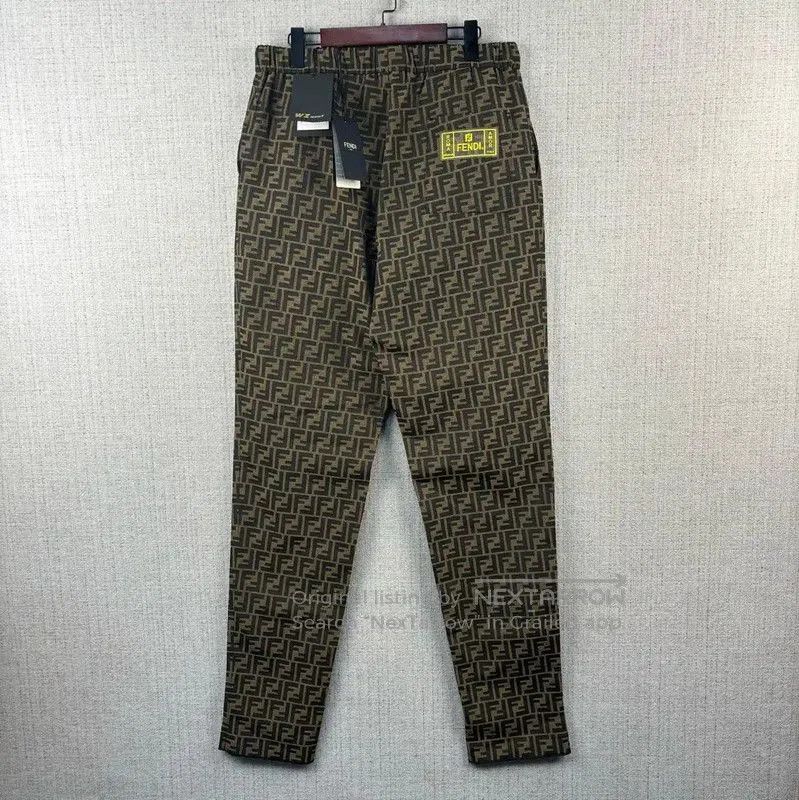 Fendi Fendi Men's Casual Pants in Autumn Coffee Color . Size US 32 / EU 48 - 3 Thumbnail