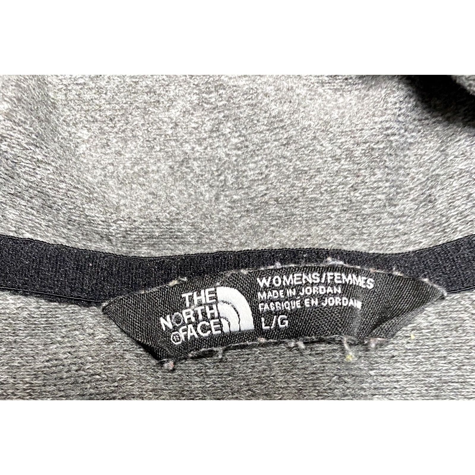 The North Face The North Face Women Jacket Zip Hoody Gray Black 2 Front Pockets Winter Fall Paisley Softshell Size L / US 10 / IT 46 - 4 Thumbnail