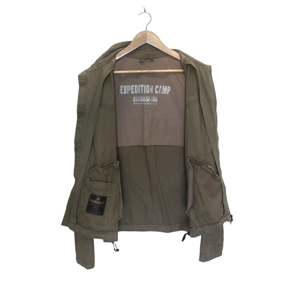 Napapijri × Vintage Napajiri Goegraphic Fullzipp Jacket Size US L / EU 52-54 / 3 - 6 Thumbnail
