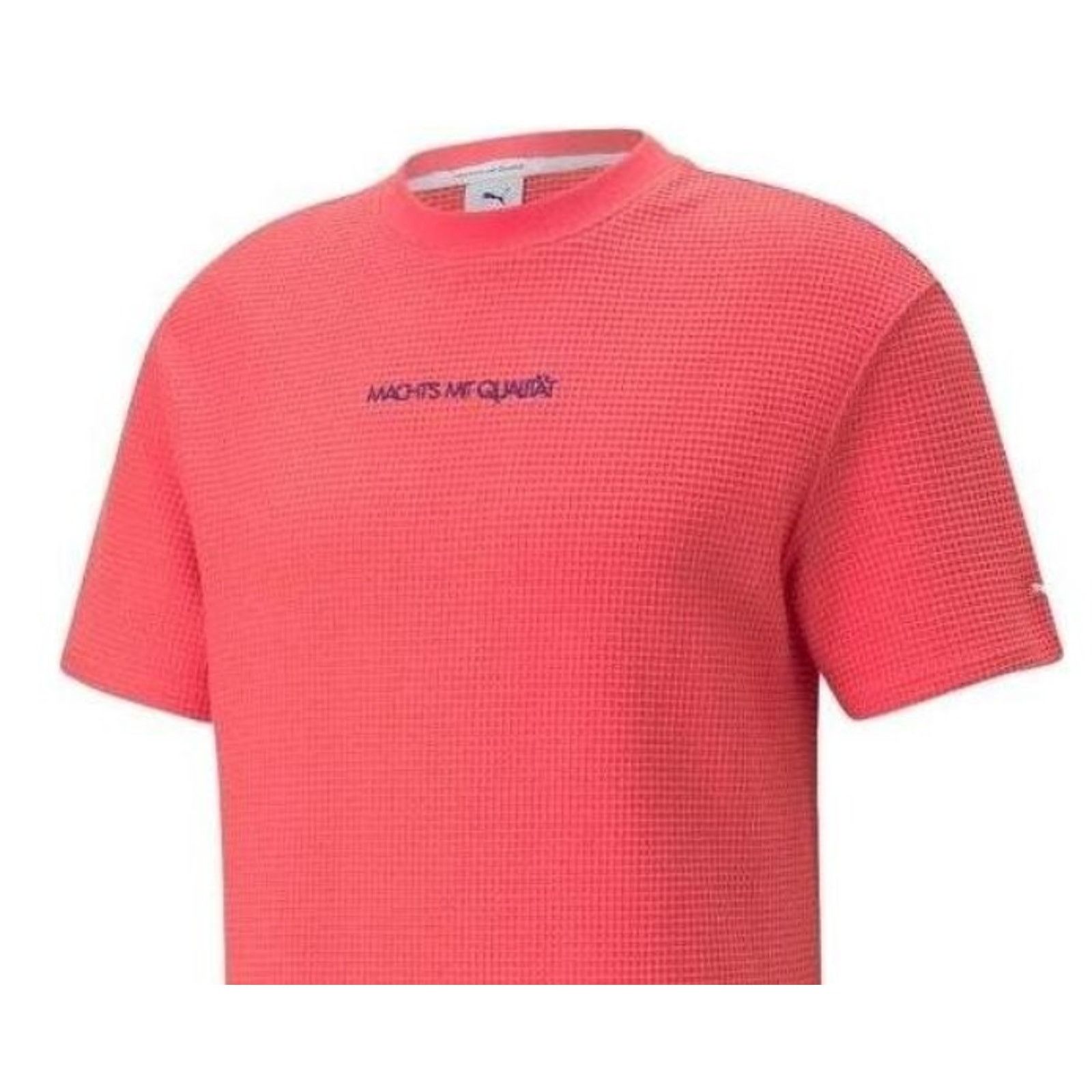 Puma PUMA MMQ STB Graphic T-Shirt 535792-35 Waffle Knit Tee L NWT Size US L / EU 52-54 / 3 - 1 Thumbnail