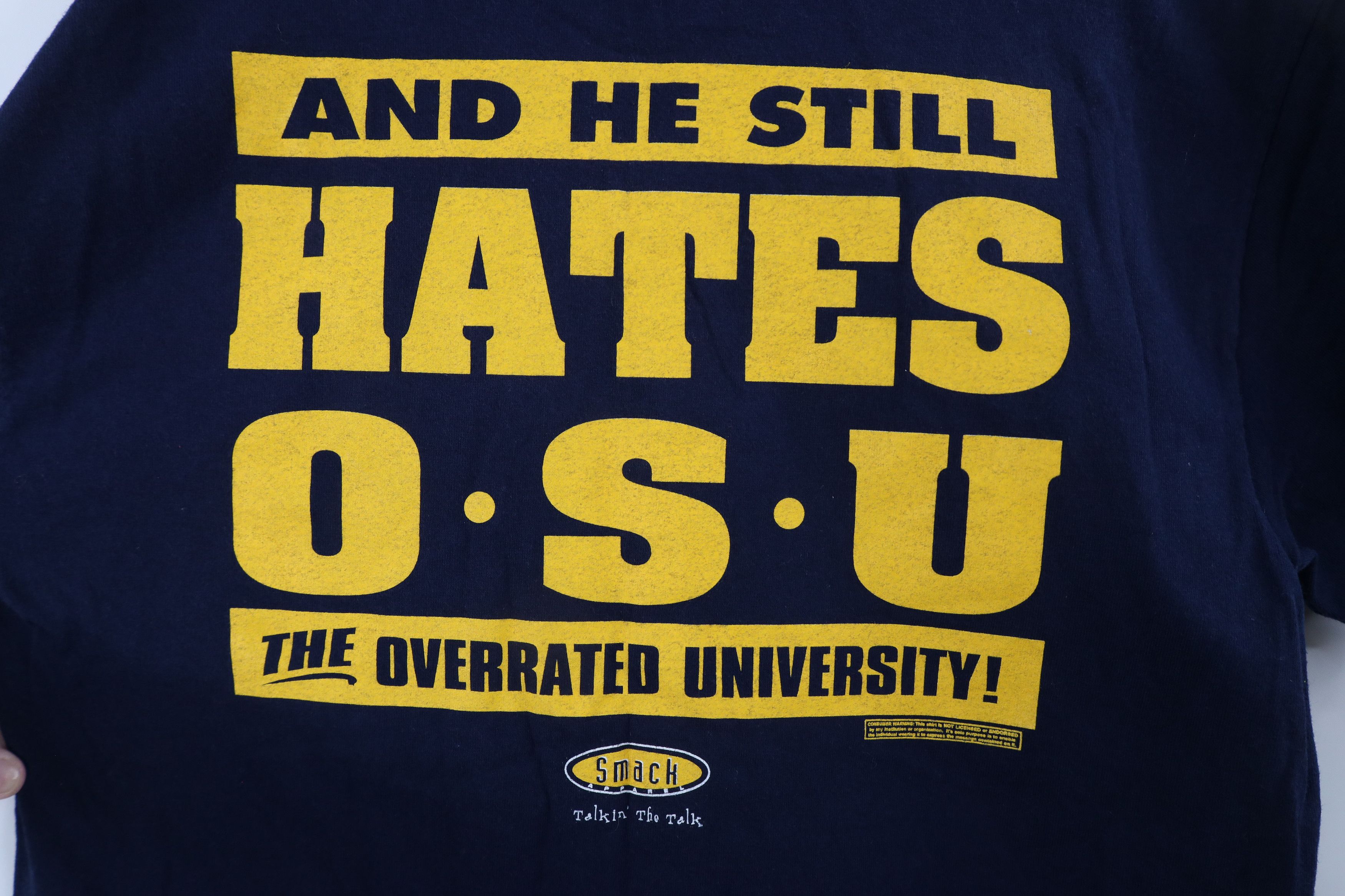 Vintage Vintage Looking Down University of Michigan Football T-Shirt Size US M / EU 48-50 / 2 - 8 Thumbnail