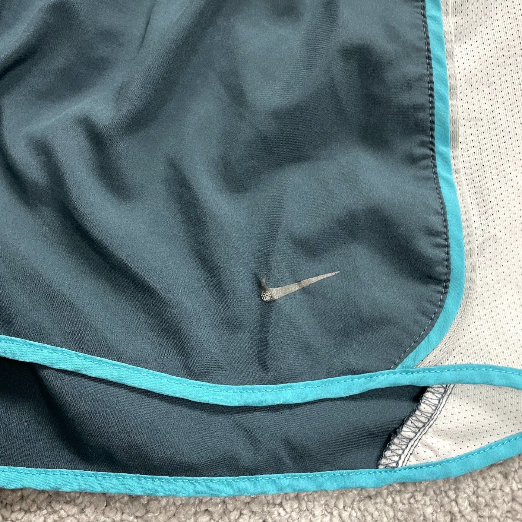 Nike Nike Dri-Fit Active Shorts Women M Blue Elastic Waist Athletic Running 30x4 Size 32" / US 10 / IT 46 - 5 Thumbnail