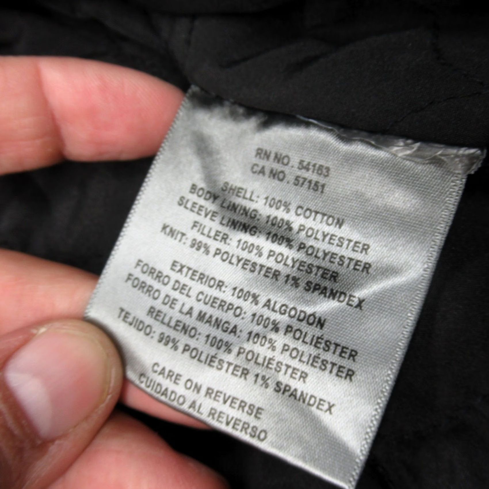 Levi's Levi's Jacket Men XL Black Canvas Pockets Full Zip Lined Military Quilt Insulated Cold Weather Casual Mens Size US XL / EU 56 / 4 - 5 Thumbnail