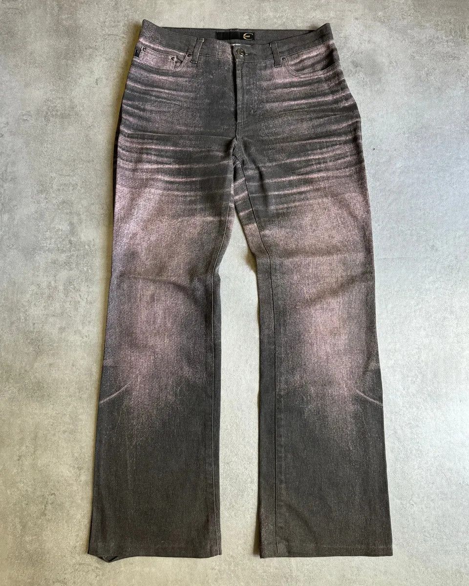 SS2004 Cavalli Shadow Obscure Denim Pants