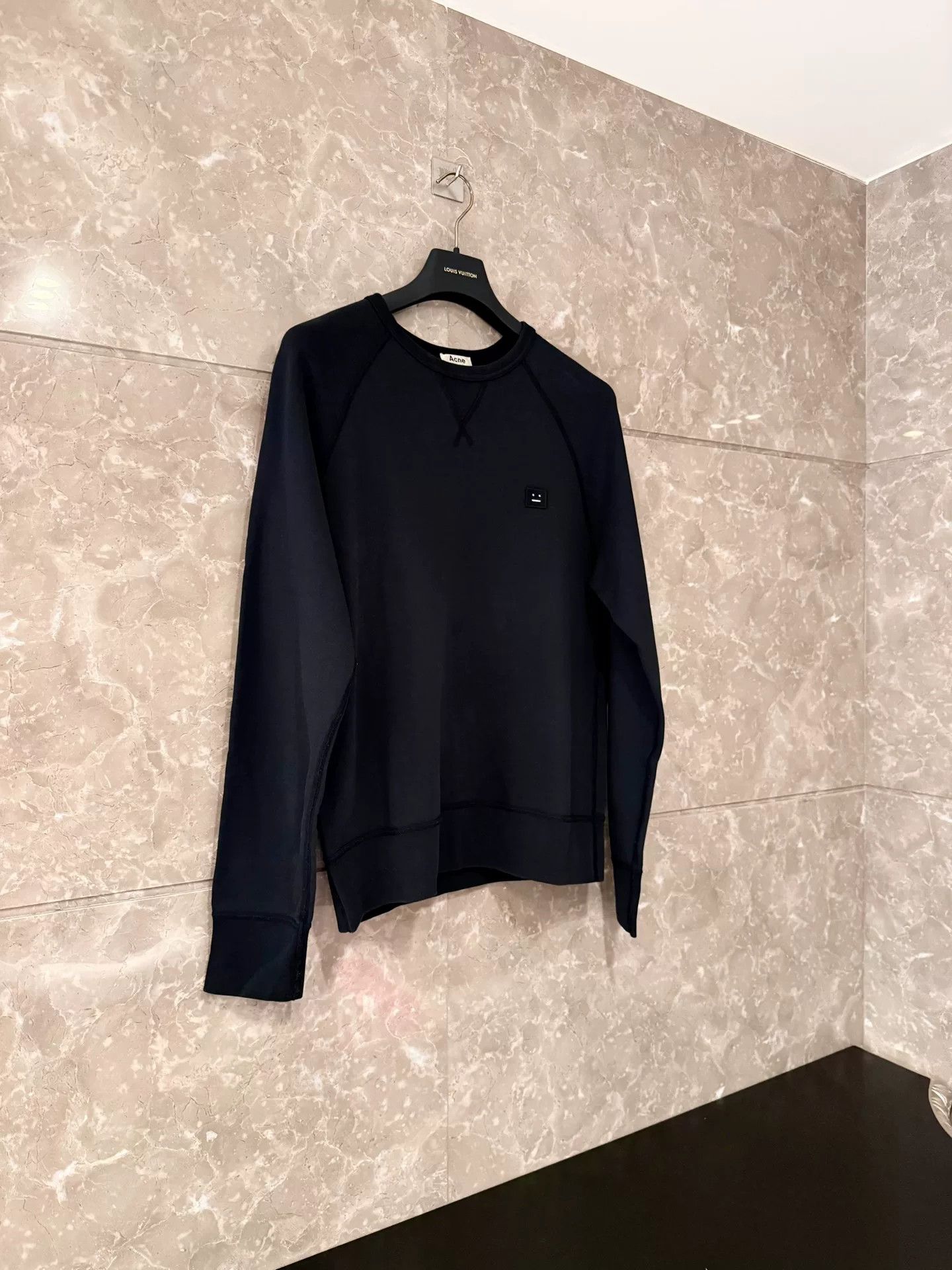 Acne Studios Acne Studios Black Long Sleeve Sweatshirt Size US M / EU 48-50 / 2 - 1 Thumbnail