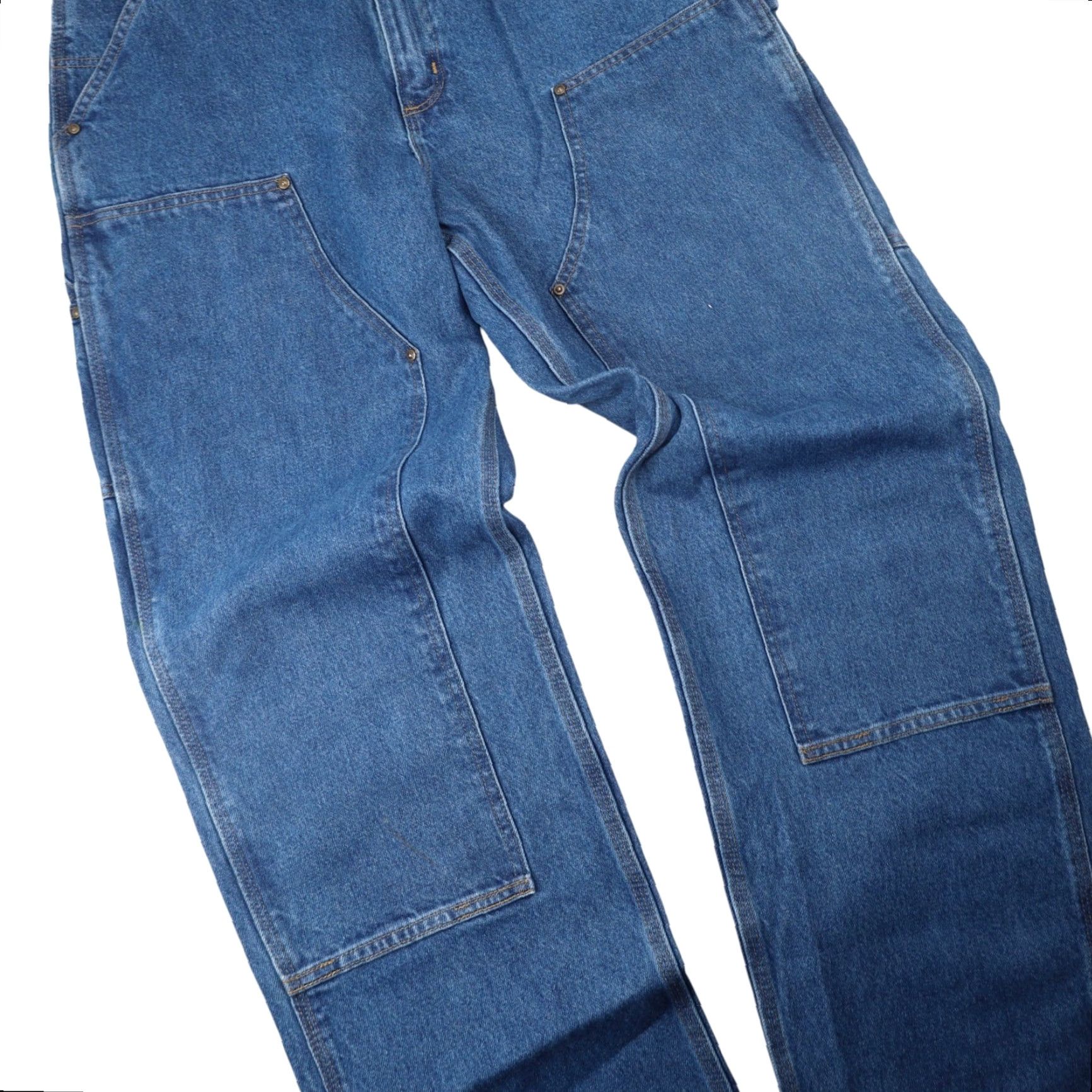 Carhartt VINTAGE Carhartt Baggy Denim Double Knee Carpenter Pants Men 34 Blue DST B73-DST Size US 34 / EU 50 - 3 Thumbnail