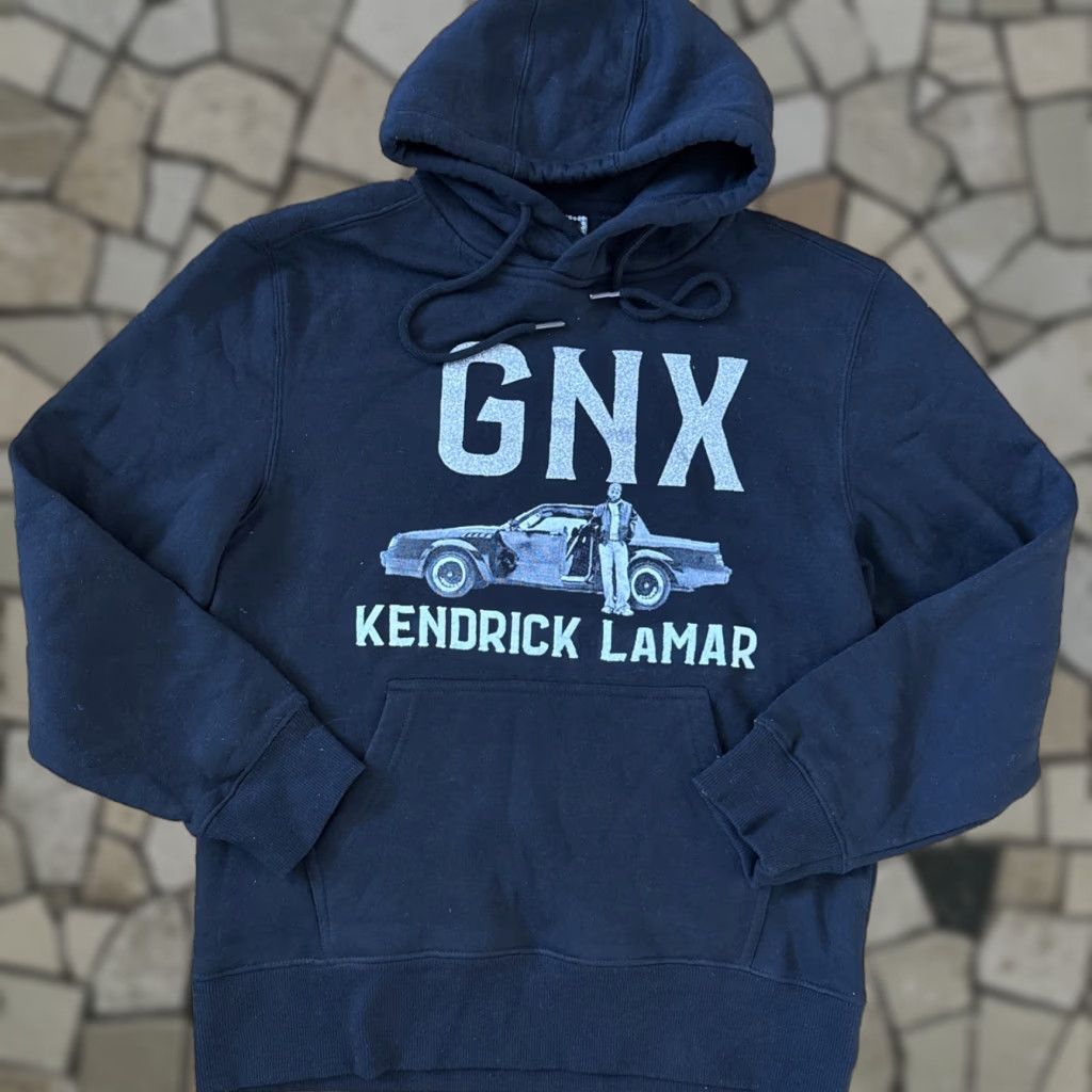 Vintage Kendrick Lamar GNX Tour Hoodie M Black Pullover Mens Sz M C24 Size US M / EU 48-50 / 2 - 1 Thumbnail