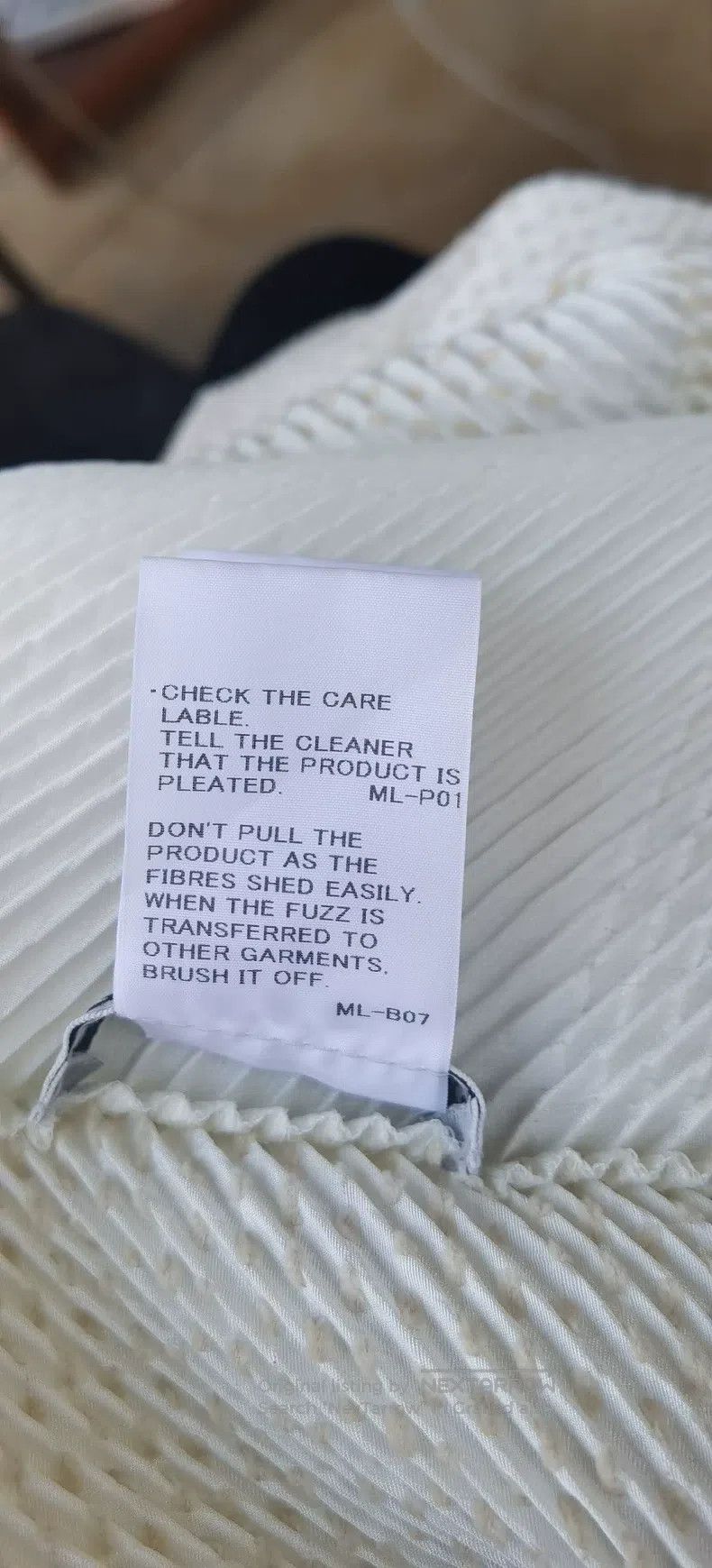 Issey Miyake Issey Miyake Main Line Off-White Coat Size M / US 6-8 / IT 42-44 - 7 Thumbnail
