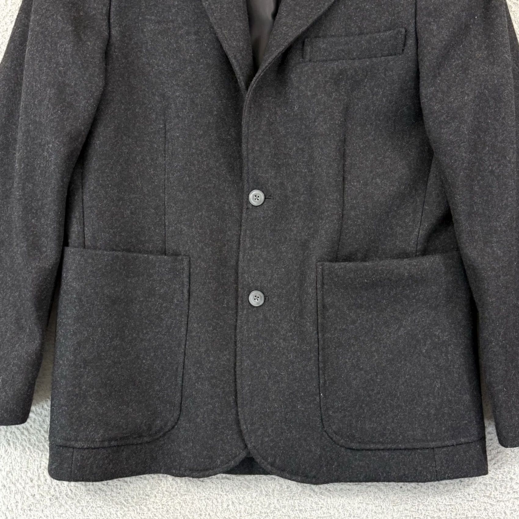 Duluth Trading Company Duluth Trading Blazer Mens 40R Black Wool Long Sleeve Jacket Shooting Outdoor Size US L / EU 52-54 / 3 - 2 Thumbnail