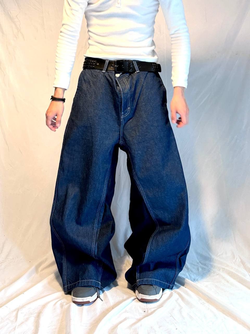 Handmade Rare Tribal Handmade Baggy Pants Size US 33 - 6 Thumbnail