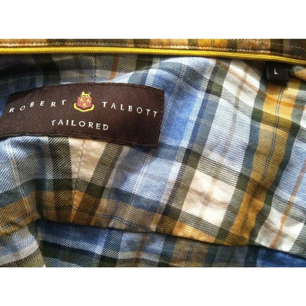 Robert Talbott ROBERT TALBOTT MEN'S 100%COTTON CASUAL SHIRT SIZE: L Size US L / EU 52-54 / 3 - 3 Thumbnail