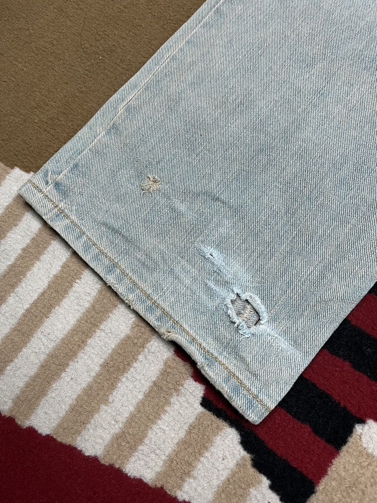 Issey Miyake Sunao Kuwahara By Issey Miyake Jeans Ripped Pants Size US 29 - 12 Thumbnail
