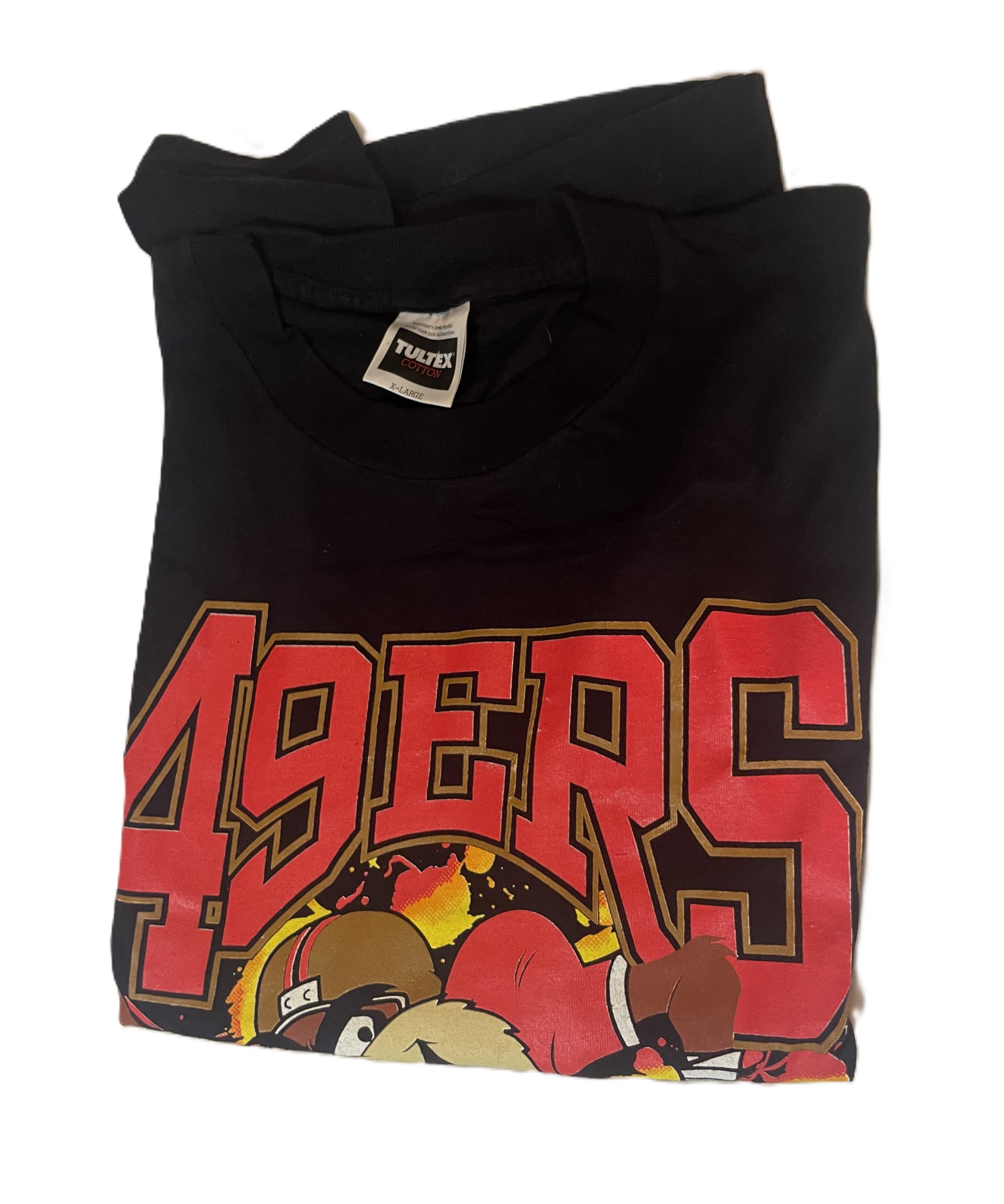 NFL San Francisco 49ers Tazmanian Devil Shirt Vintage Size US XL / EU 56 / 4 - 2 Thumbnail
