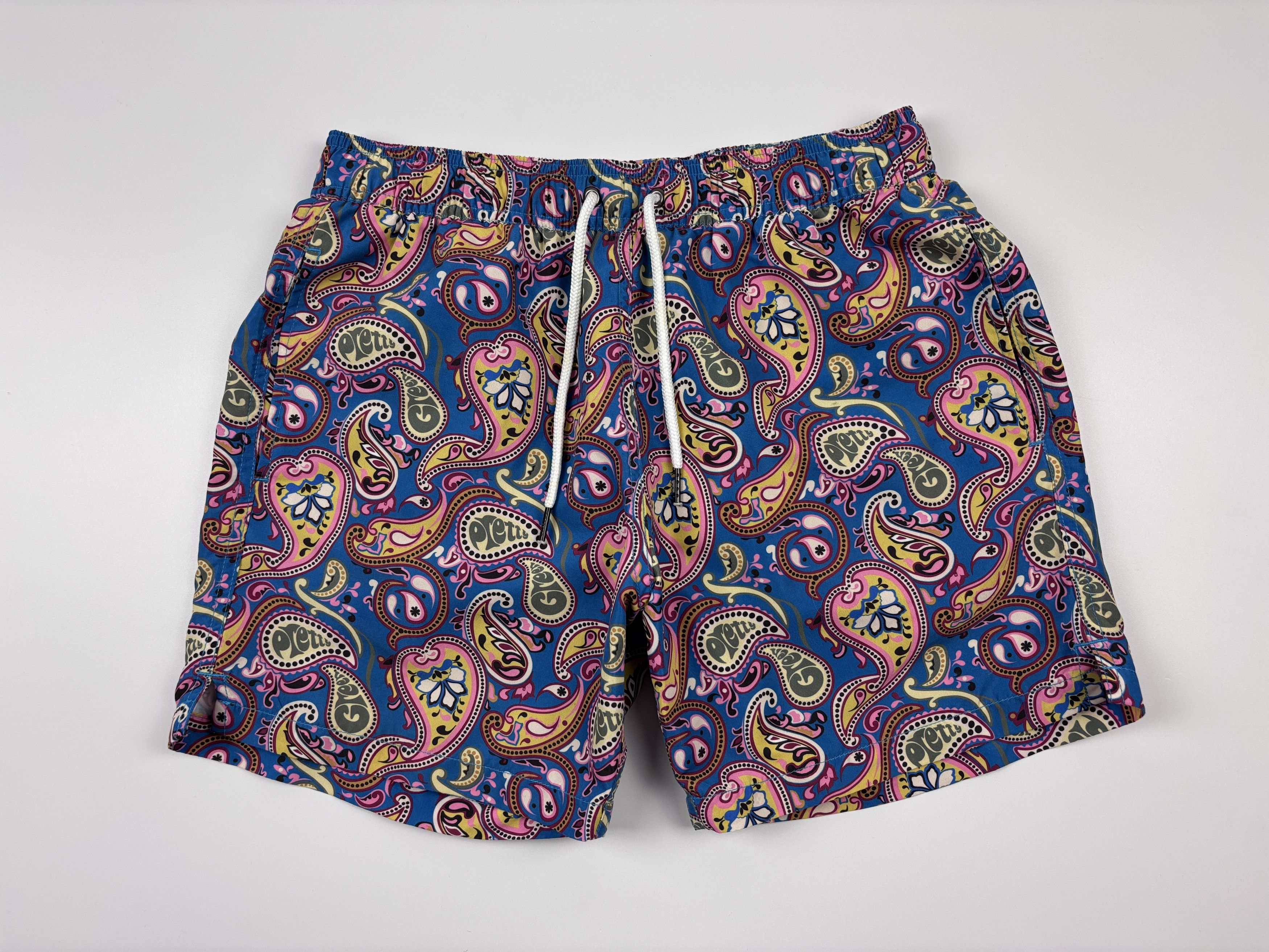 Pretty Green Mens Pretty Green Paisley Swim Shorts Multicolor Size S Size US 30 / EU 46 - 1 Thumbnail